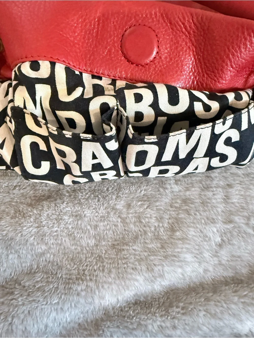 Marc by Marc Jacobs Pebbled Leather Crossbody with Gold Plaque